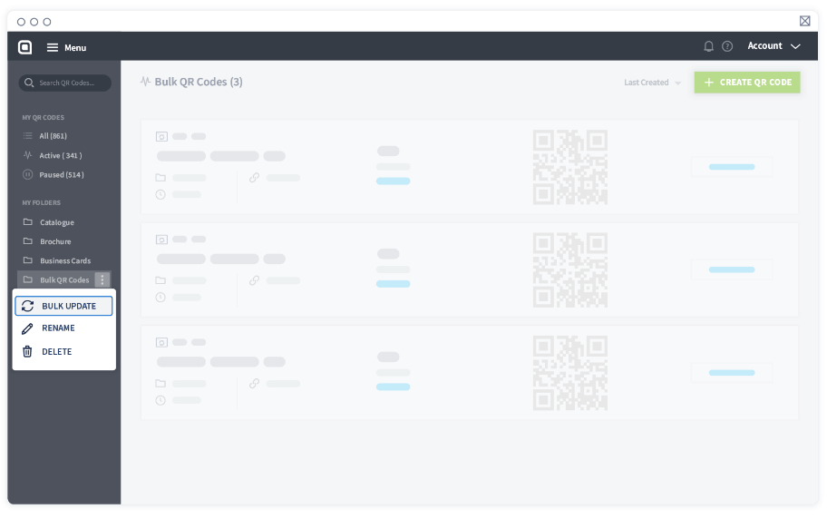 Select Bulk Update and upload a new CSV file